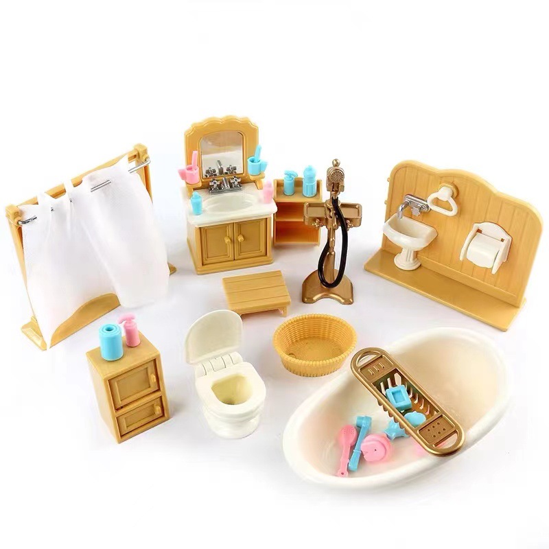 Kitchen Uncle - Casa de bonecas em miniatura caixa