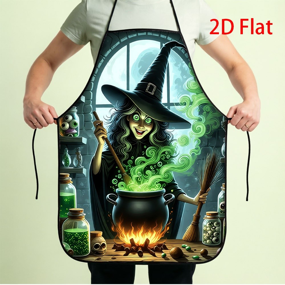 Kitchen Witch Baking - Avental Engraçado de Bruxa para Cozinha,
