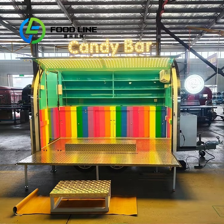 Kitchen Baking Cart - Reboque personalizado móvel pequena concessão churrasqueira