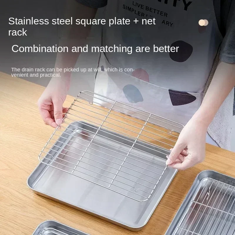 Bandeja de cozimento de aço in - Kitchen Baking Rack avaliação e preço