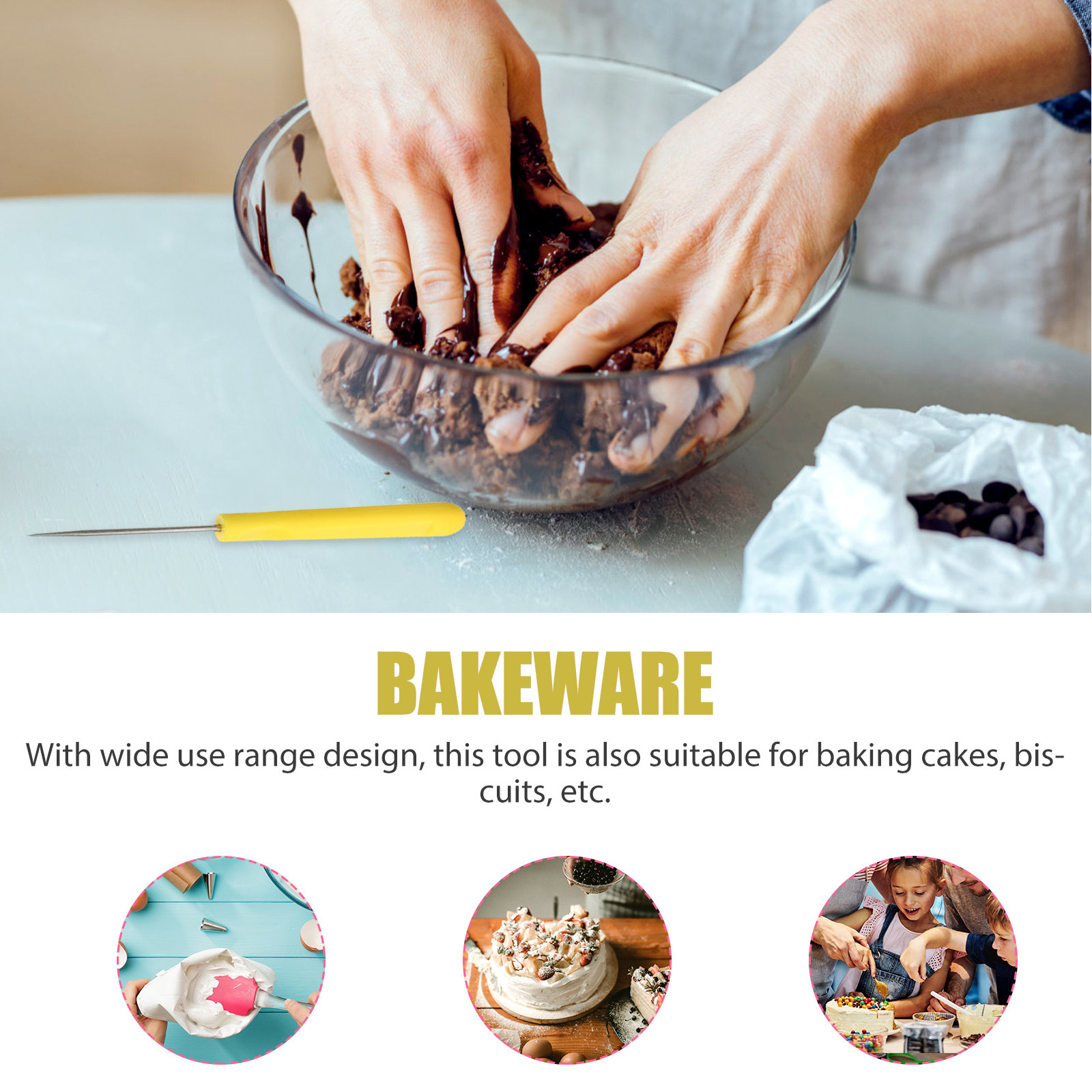 Conjunto de 4 Agulhas para Mex - Baking Kitchen Set avaliação e preço