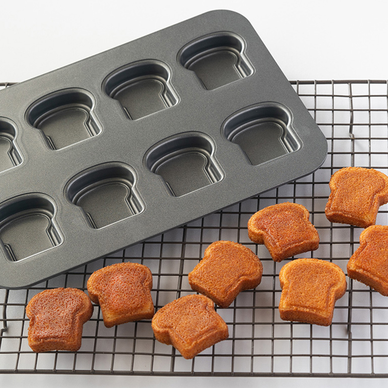 8 cavidade torrada pão padrão  - Baking Kitchen Set avaliação e preço