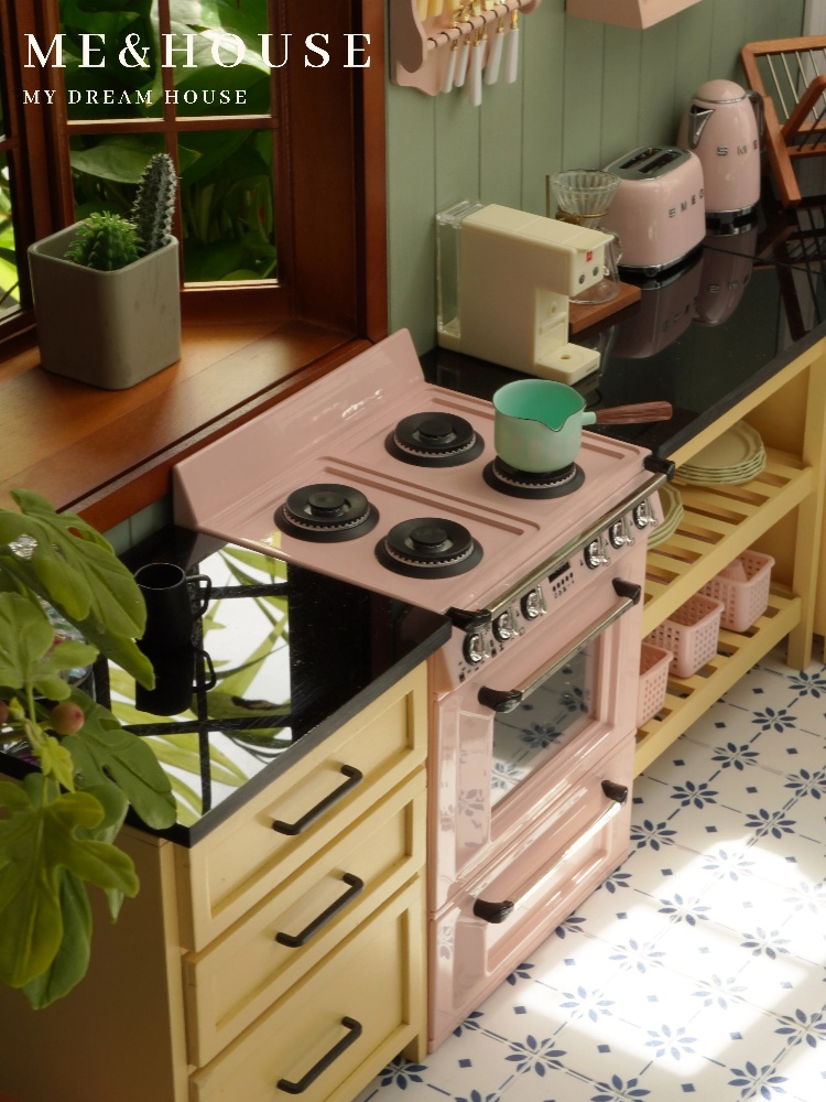 Fogão metálico para Doll House - Kitchen Uncle avaliação e preço