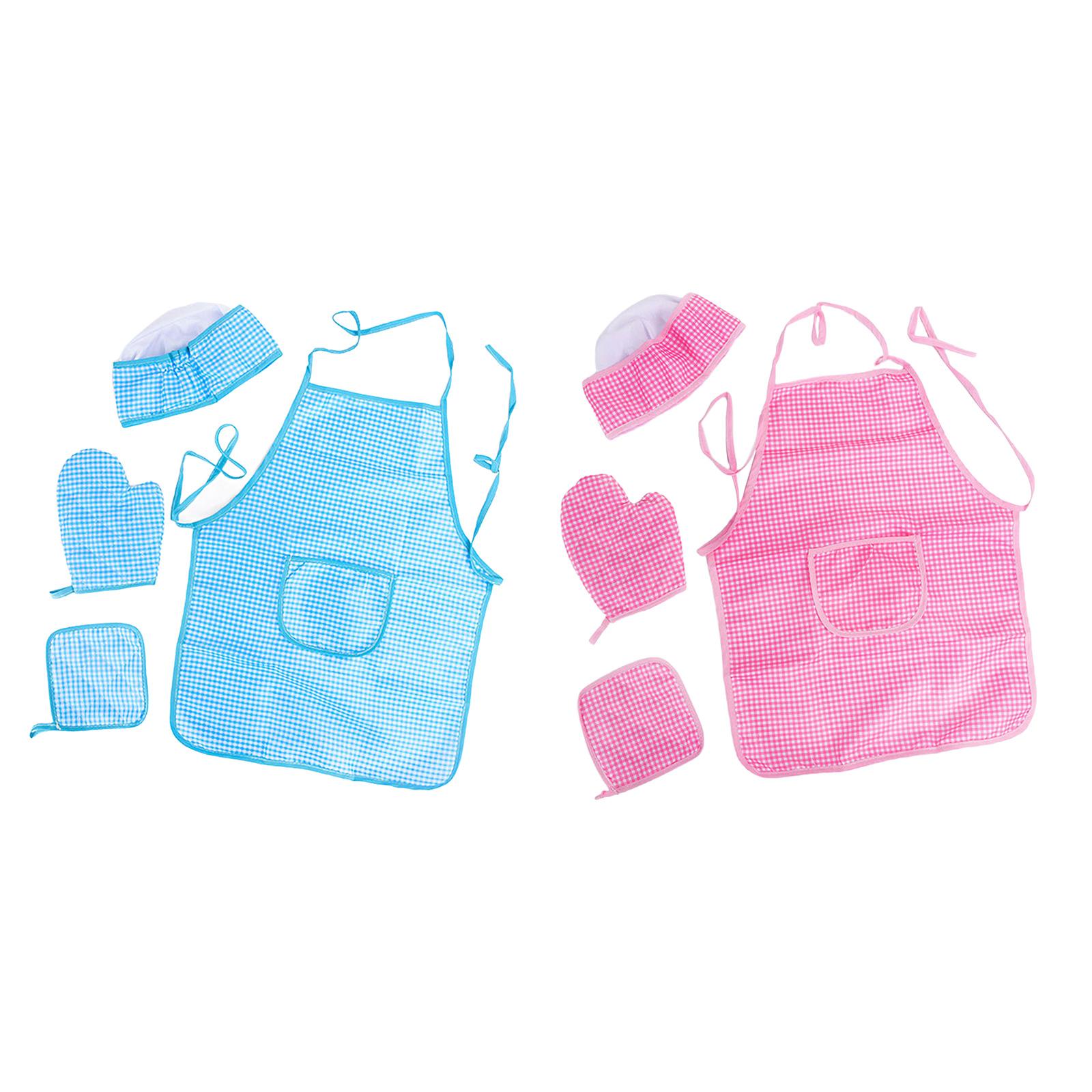 Crianças aventais crianças coz - Kitchen Kids Baking Set avaliação e preço