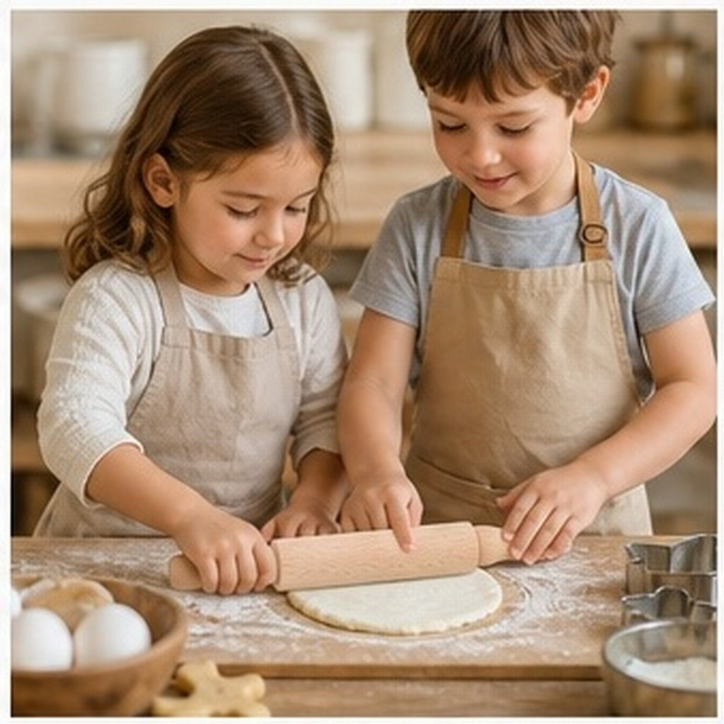 Mini rolo de massa de madeira  - Kitchen Roller Baking avaliação e preço