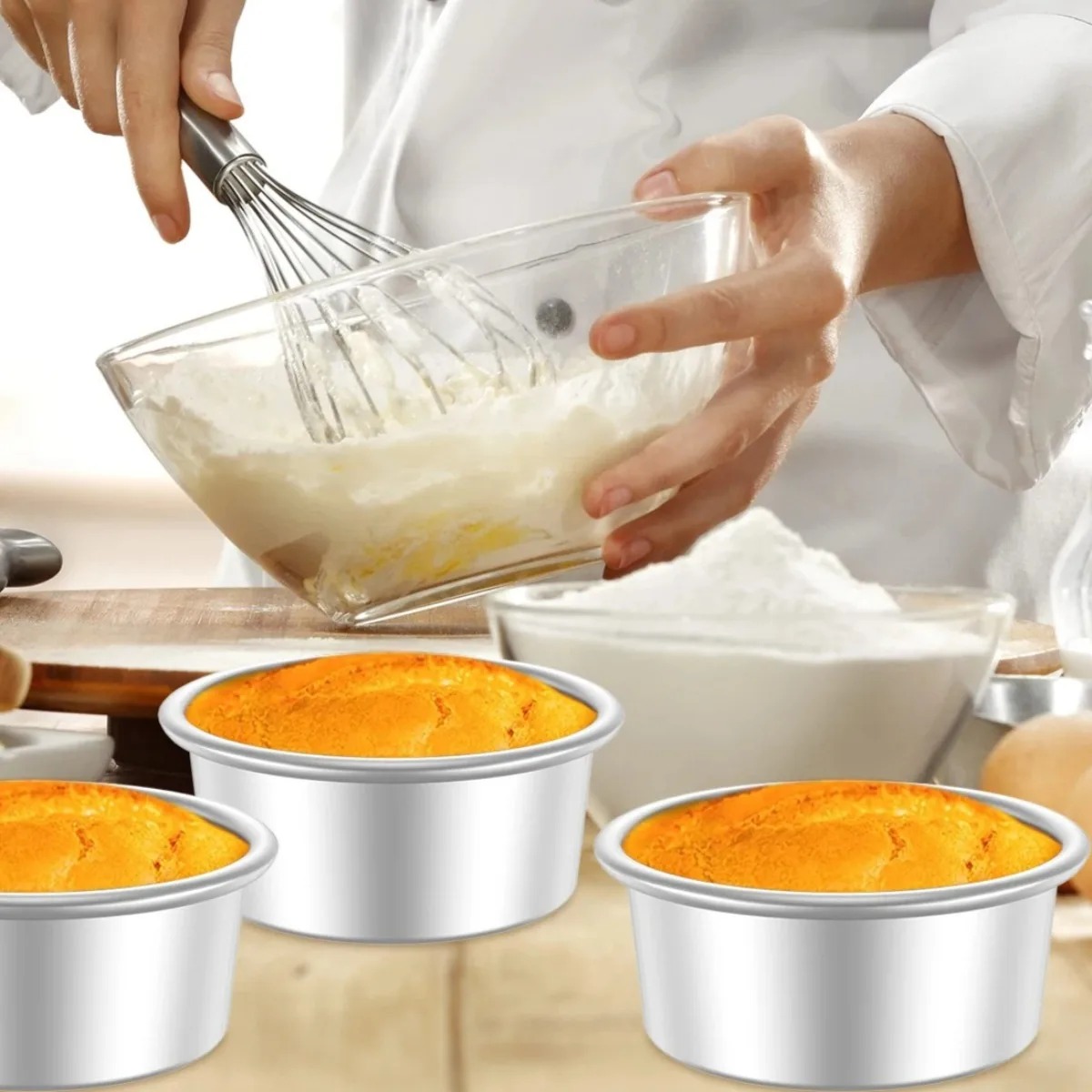 Conjunto de Formas de Bolo com - Baking Kitchen Set avaliação e preço