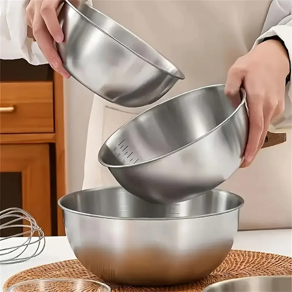Conjunto de Tigelas de Aço Ino - Baking Kitchen Set avaliação e preço