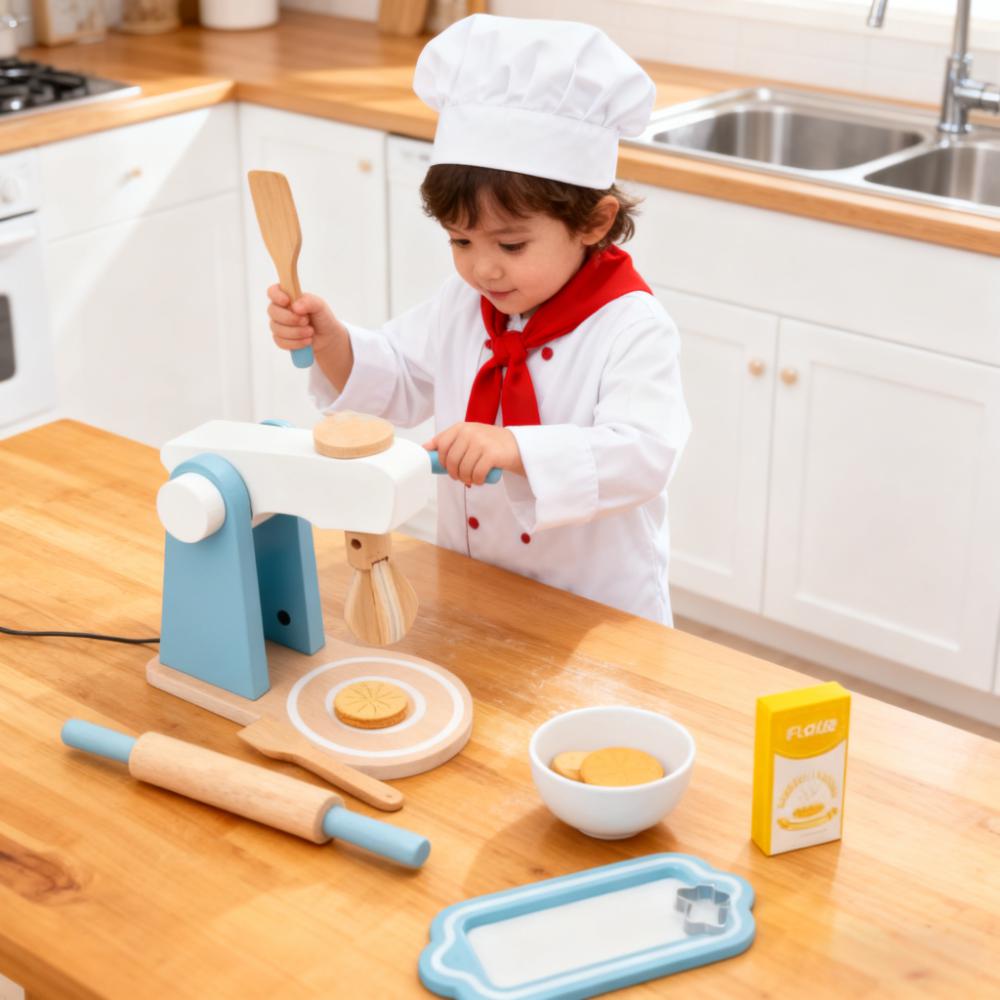 Conjunto de brinquedos de cozi - Kitchen Kids Baking Set avaliação e preço