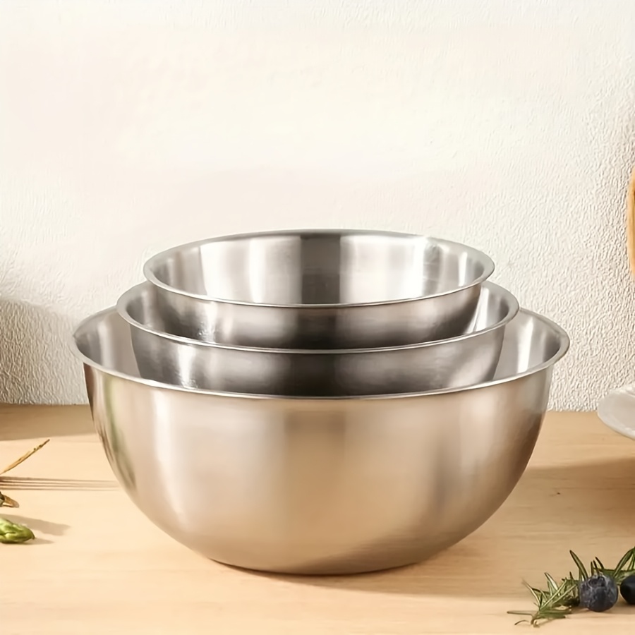 Conjunto de 3 Tigelas de Aço I - Baking Kitchen Set avaliação e preço