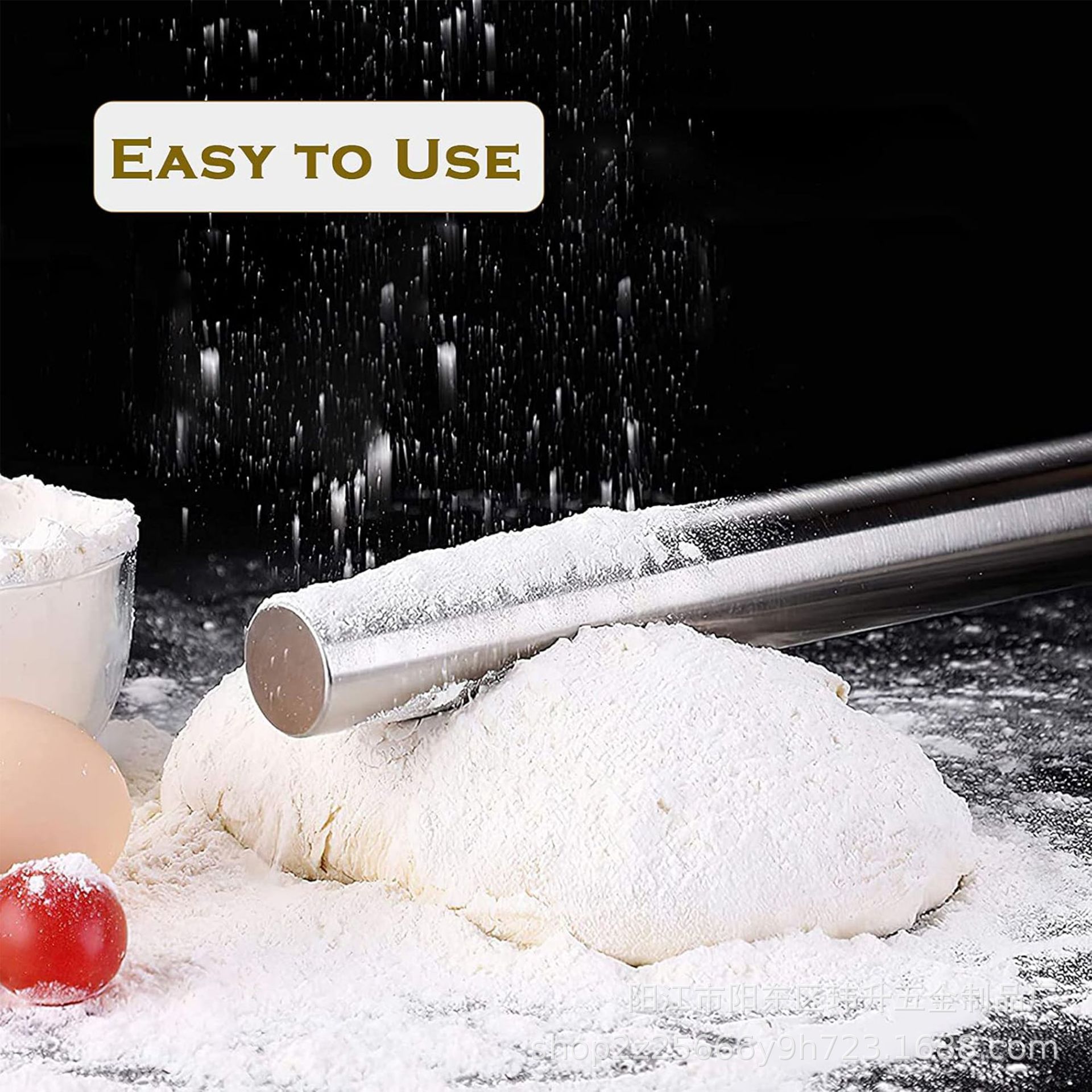 Rolo de massa de aço inoxidáve - Kitchen Roller Baking avaliação e preço