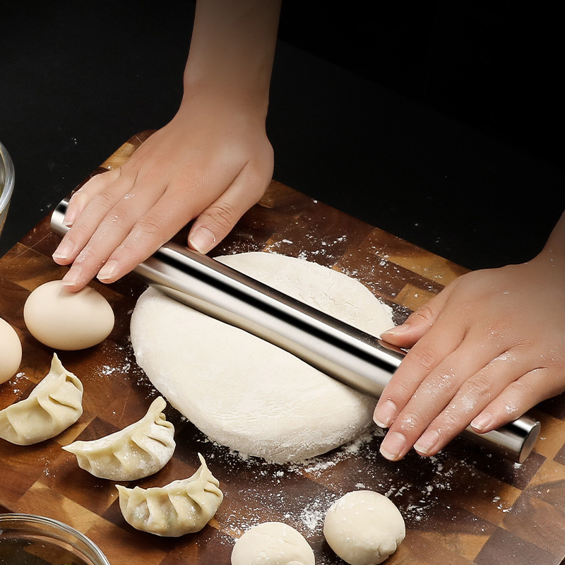 Rolo de massa de aço inoxidáve - Kitchen Roller Baking avaliação e preço