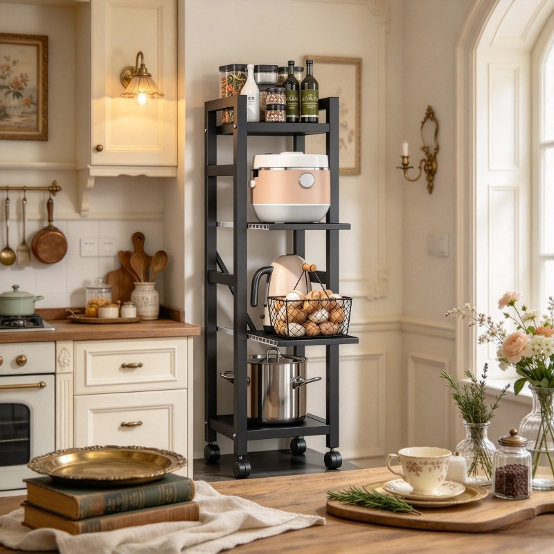 Prateleira de cozinha extensív - Kitchen Baking Cart avaliação e preço