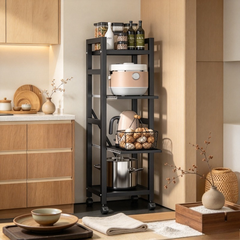 Prateleira de cozinha extensív - Kitchen Baking Cart avaliação e preço