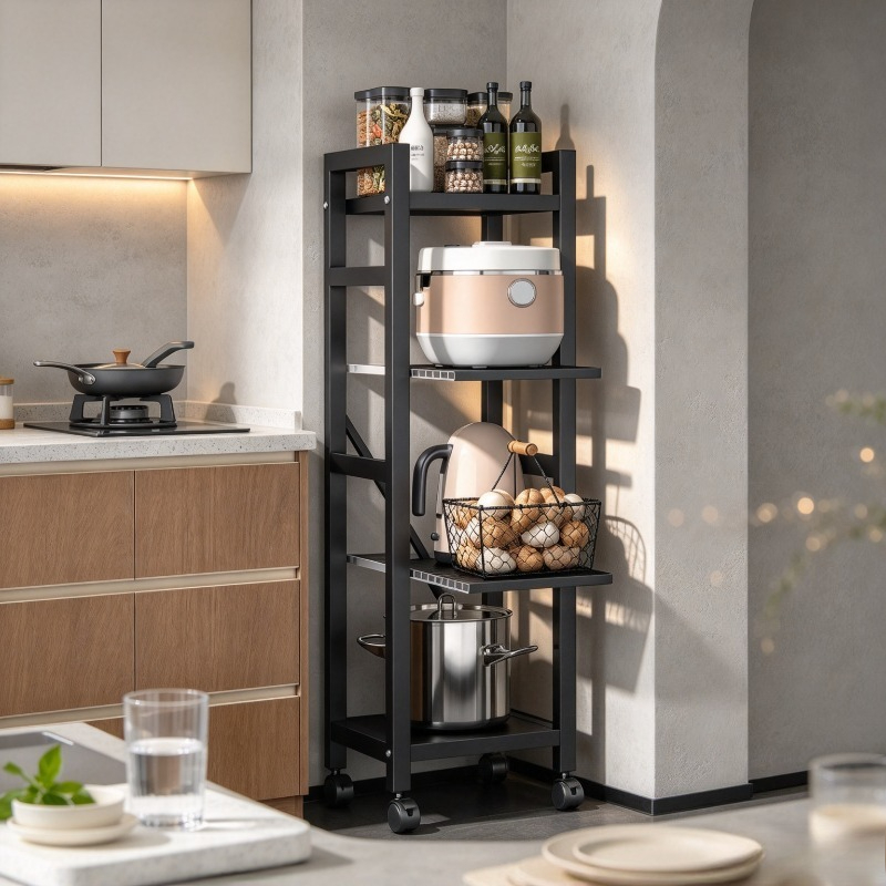 Prateleira de cozinha extensív - Kitchen Baking Cart avaliação e preço